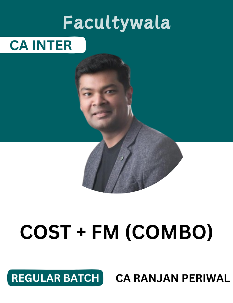 CA Inter Cost Accounting and Financial Management Regular Batch Combo by CA Ranjan Periwal